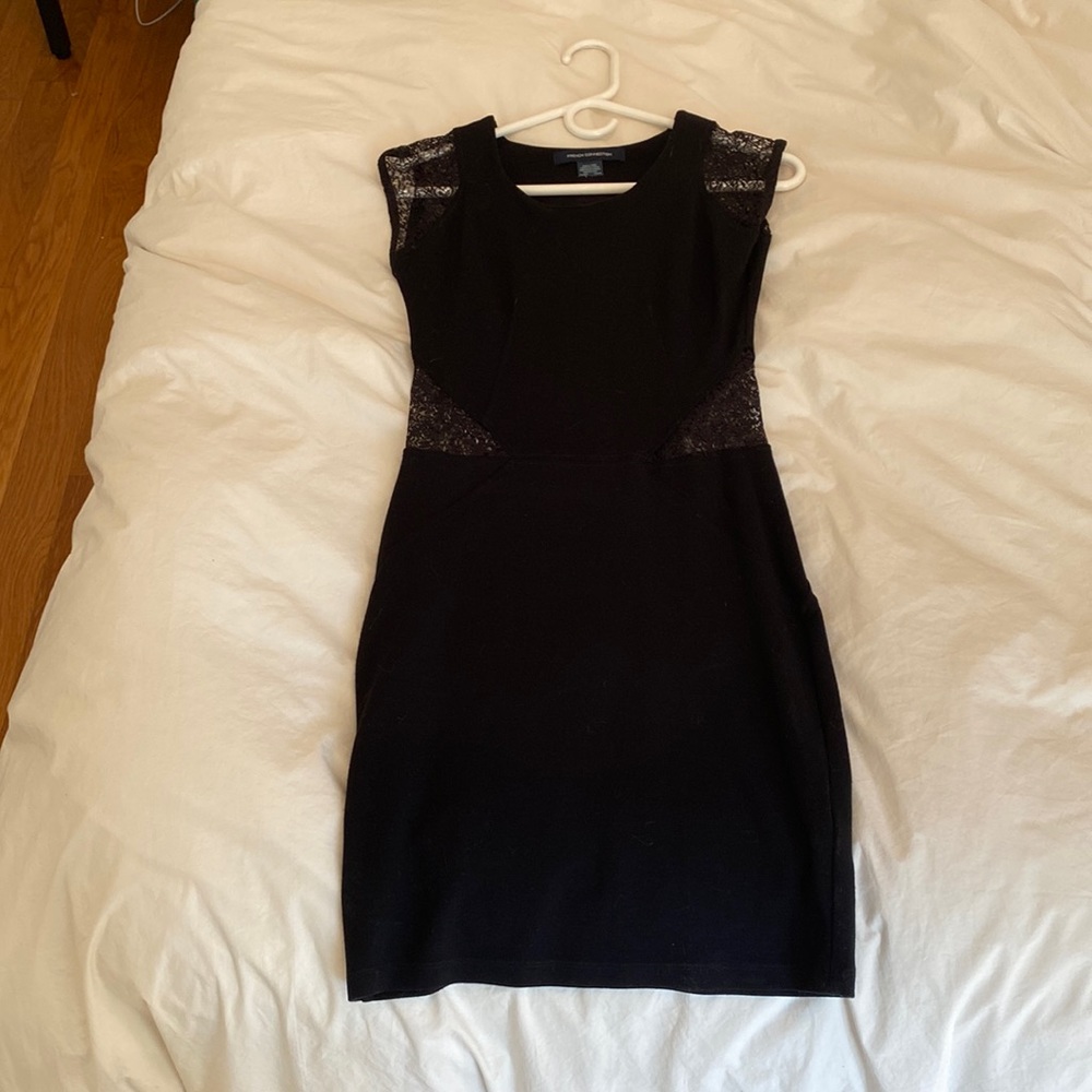 French connection mini black dress